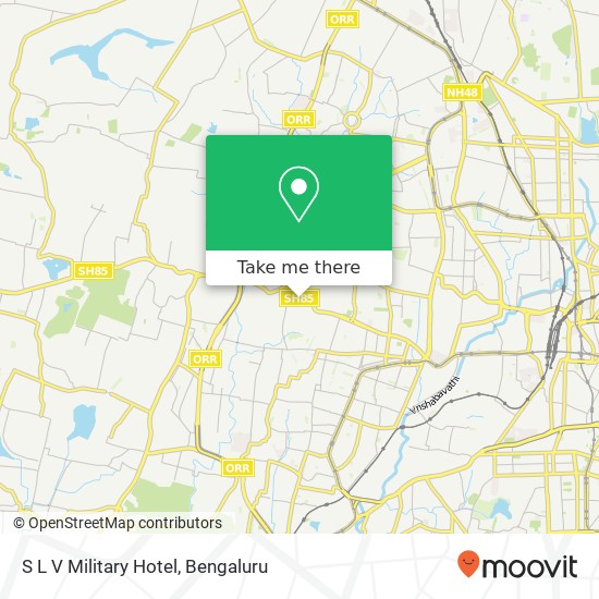 S L V Military Hotel, Magadi Main Road Bengaluru KA map