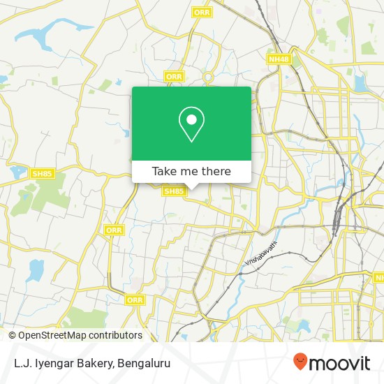 L.J. Iyengar Bakery, Industrial Lane Bengaluru 560079 KA map