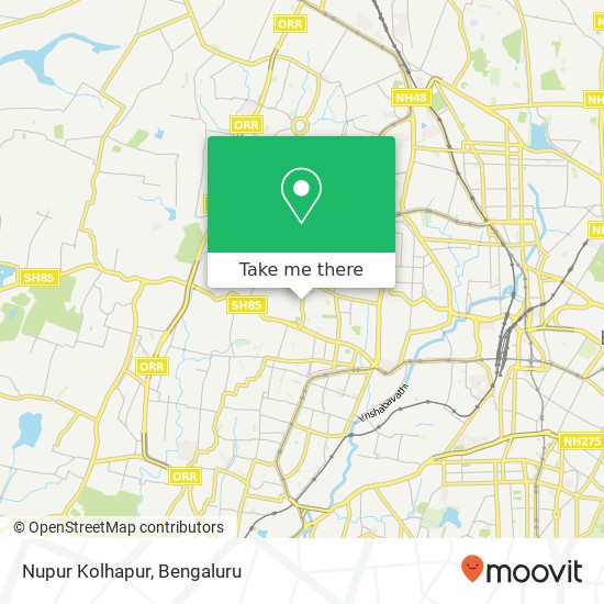 Nupur Kolhapur, 80 Feet Road Bengaluru 560079 KA map