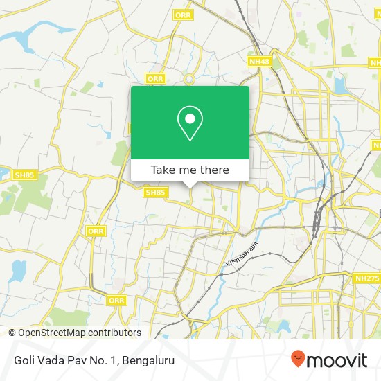 Goli Vada Pav No. 1, 80 Feet Road Bengaluru 560079 KA map
