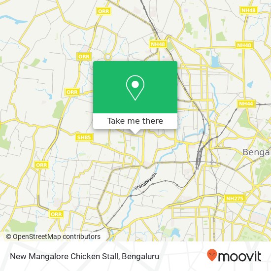 New Mangalore Chicken Stall, Basaveshwara Main Road Bengaluru 560010 KA map