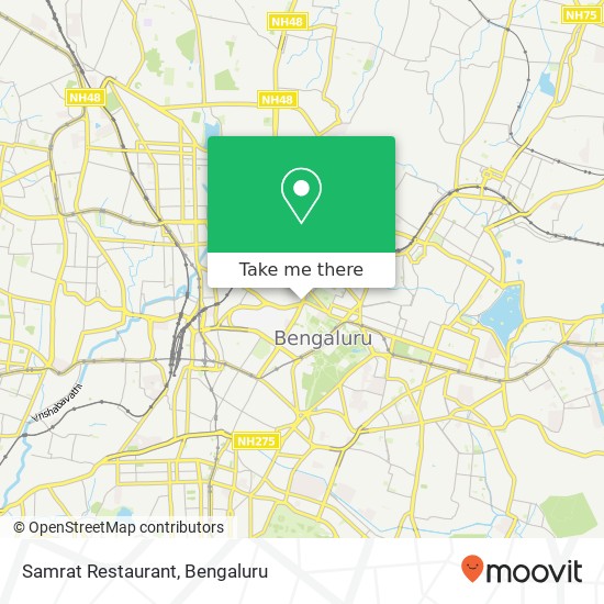 Samrat Restaurant, Race Course Road Bengaluru 560001 KA map