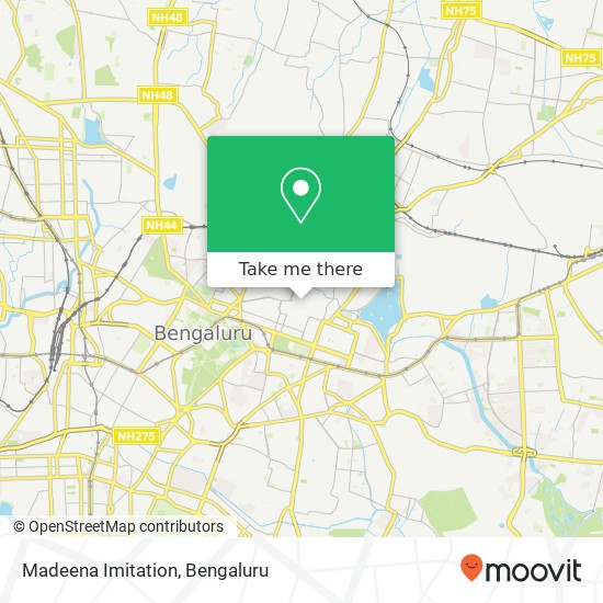 Madeena Imitation, Bengaluru 560001 KA map