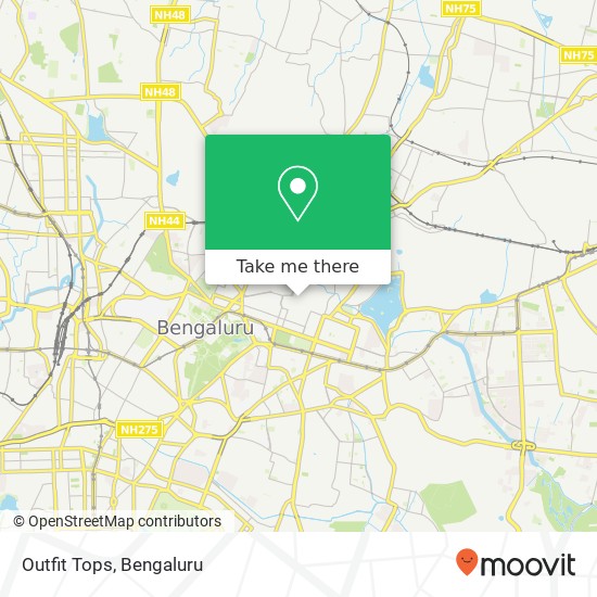 Outfit Tops, Meenakshi Koli Cross Street Bengaluru 560001 KA map
