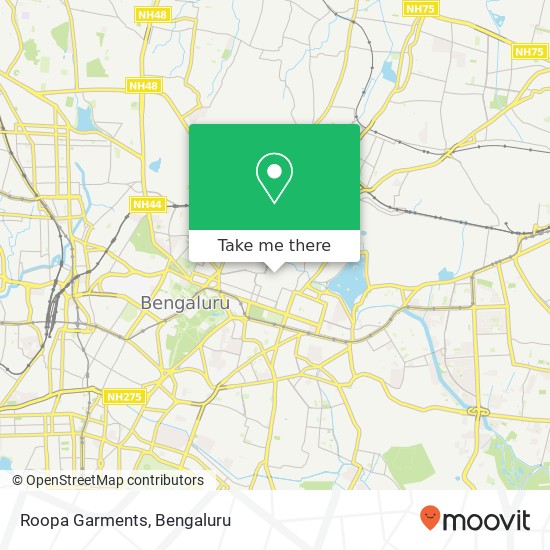 Roopa Garments, Old Poor House Road Bengaluru 560001 KA map