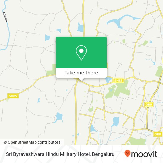 Sri Byraveshwara Hindu Military Hotel, Magadi Road Bengaluru 560091 KA map