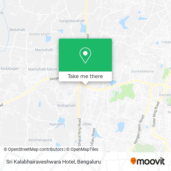 Sri Kalabhairaveshwara Hotel map