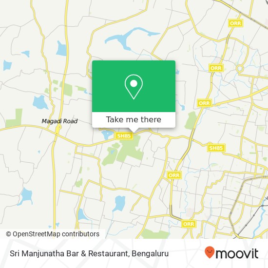 Sri Manjunatha Bar & Restaurant map