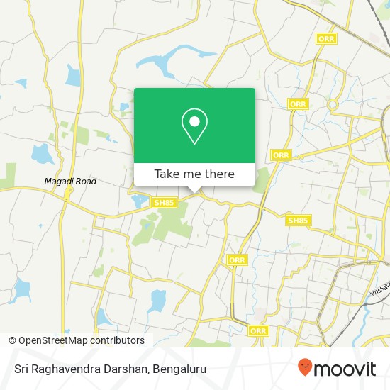 Sri Raghavendra Darshan, Magadi Main Road Bengaluru 560091 KA map
