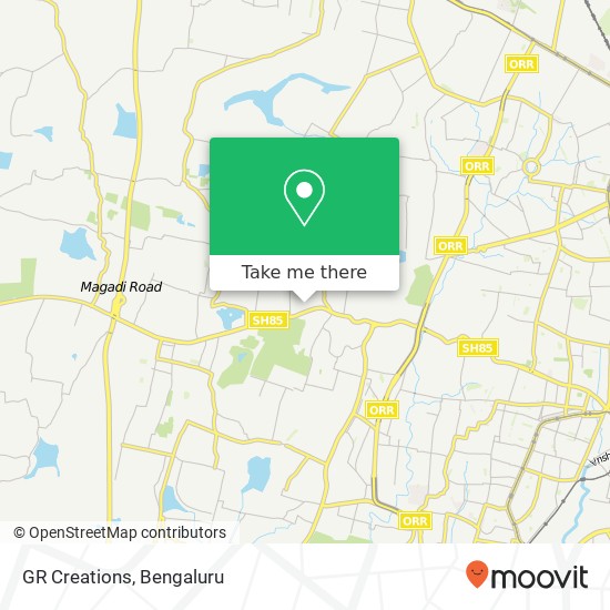 GR Creations, Bengaluru KA map