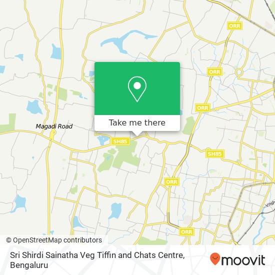 Sri Shirdi Sainatha Veg Tiffin and Chats Centre, Magadi Road Bengaluru 560091 KA map