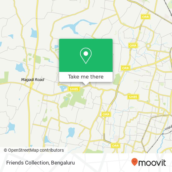 Friends Collection, Bengaluru KA map