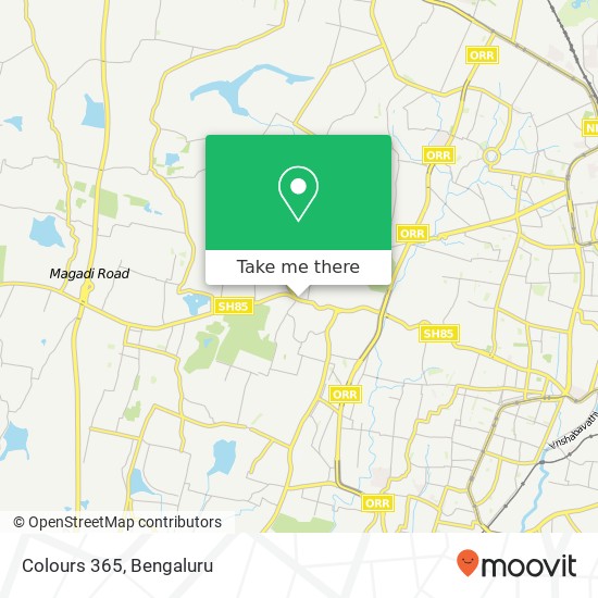 Colours 365, Magadi Main Road Bengaluru KA map