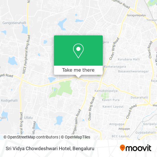 Sri Vidya Chowdeshwari Hotel map