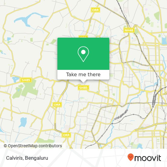 Calvin's, 1st A Main Road Bengaluru 560079 KA map