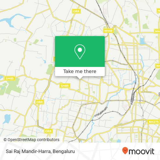Sai Raj Mandir-Harra, 80 Feet Road Bengaluru 560079 KA map