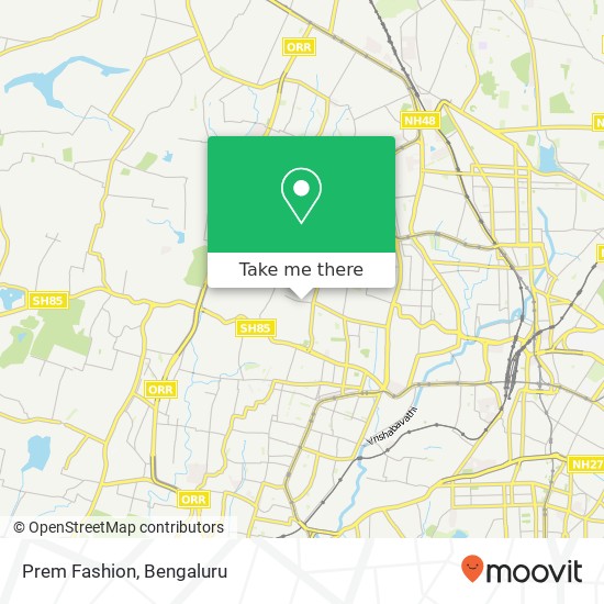 Prem Fashion, 1st Main Road Bengaluru KA map