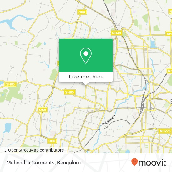 Mahendra Garments, 80 Feet Road Bengaluru 560079 KA map