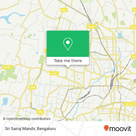 Sri Sairaj Mandir, 3rd Stage Road Bengaluru 560079 KA map