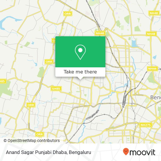 Anand Sagar Punjabi Dhaba, 5th Main Road Bengaluru 560079 KA map