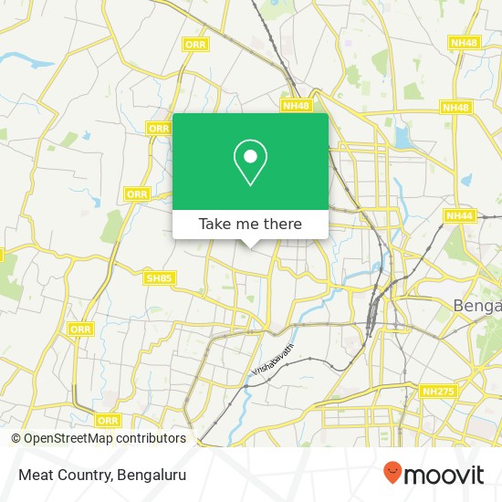 Meat Country, Pushpanjali Theater Road Bengaluru 560010 KA map