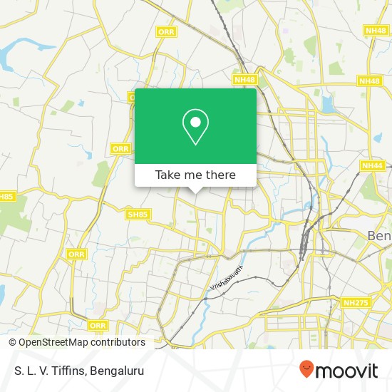 S. L. V. Tiffins, 3rd Cross Road Bengaluru 560079 KA map