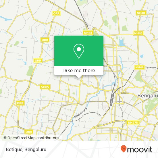 Betique, Bengaluru 560010 KA map