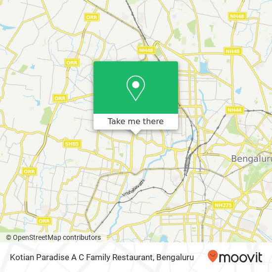 Kotian Paradise A C Family Restaurant, 18th B Main Road Bengaluru 560010 KA map