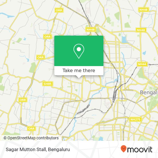 Sagar Mutton Stall, 6th Cross Road Bengaluru 560010 KA map