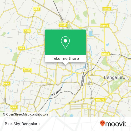 Blue Sky, 10th Main Road Bengaluru 560010 KA map