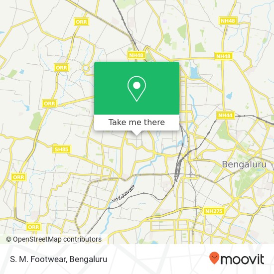 S. M. Footwear, 12th Main Road Bengaluru 560010 KA map