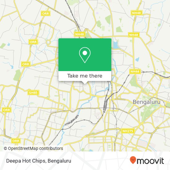 Deepa Hot Chips, 12th Main Road Bengaluru KA map