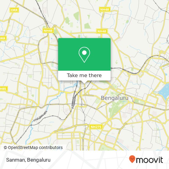 Sanman, Subedar Chatram Road Bengaluru 560020 KA map