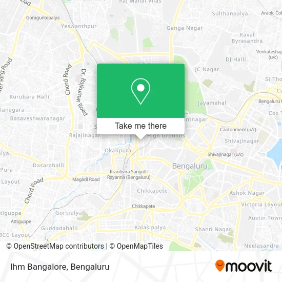 Ihm Bangalore map