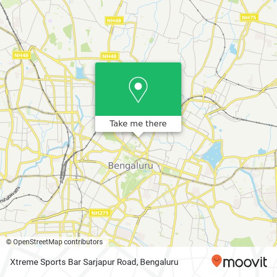 Xtreme Sports Bar Sarjapur Road map