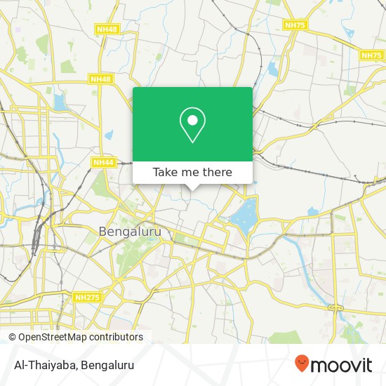 Al-Thaiyaba, 2nd Cross Road Bengaluru KA map