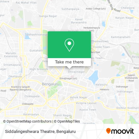 Siddalingeshwara Theatre map