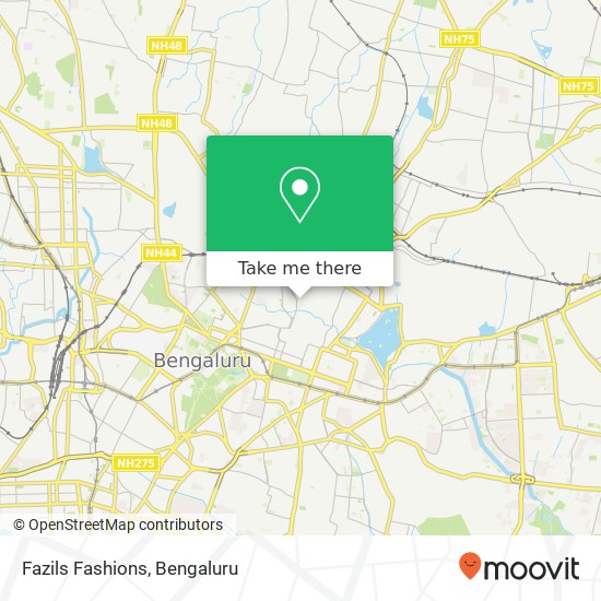 Fazils Fashions, Arunachalam Mudlar Road Bengaluru KA map