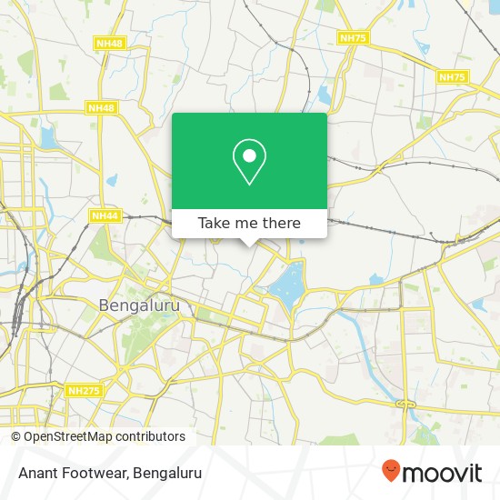 Anant Footwear, Thimmaiah Road Cross Bengaluru KA map