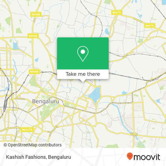 Kashish Fashions, Thimmaiah Road Bengaluru KA map