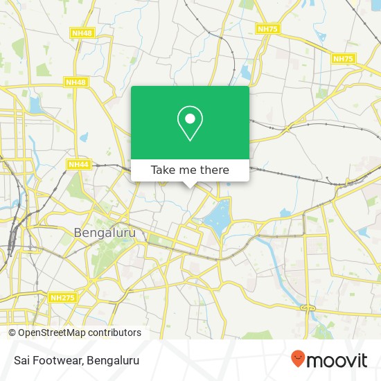 Sai Footwear, Thimmaiah Road Bengaluru KA map