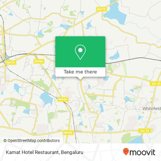 Kamat Hotel Restaurant, Graphite Main Road Bengaluru 560037 KA map