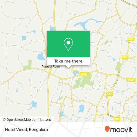 Hotel Vinod, Tunga Nagar Cross Road Bengaluru 560091 KA map