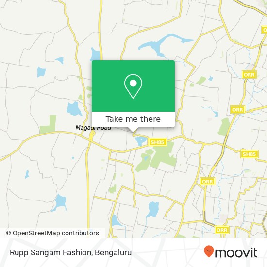Rupp Sangam Fashion, 80 Feet Road Bengaluru 560091 KA map