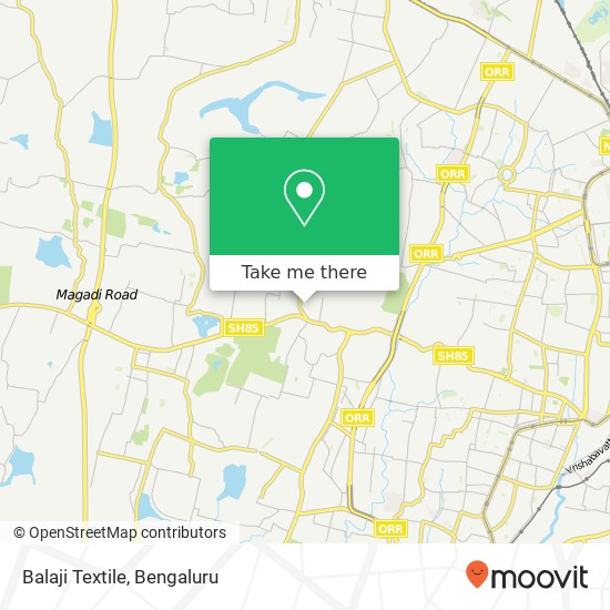 Balaji Textile, Bengaluru KA map