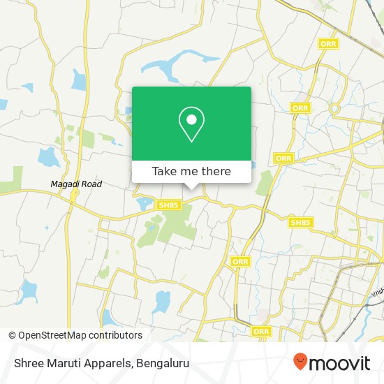 Shree Maruti Apparels, 2nd Main Road Bengaluru KA map