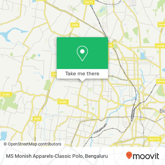 MS Monish Apparels-Classic Polo, Basaveshwaranagar Main Road Bengaluru 560079 KA map
