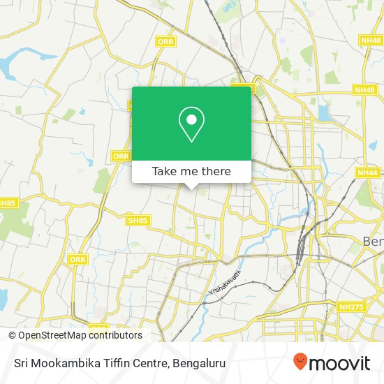 Sri Mookambika Tiffin Centre, 8th Main Road Bengaluru KA map