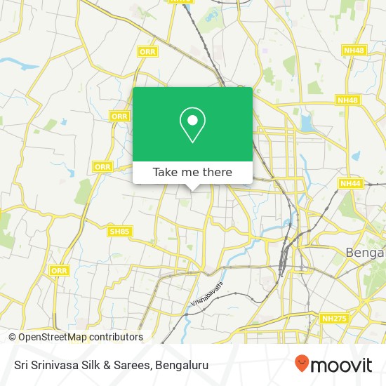 Sri Srinivasa Silk & Sarees, 1st Main Road Bengaluru 560010 KA map