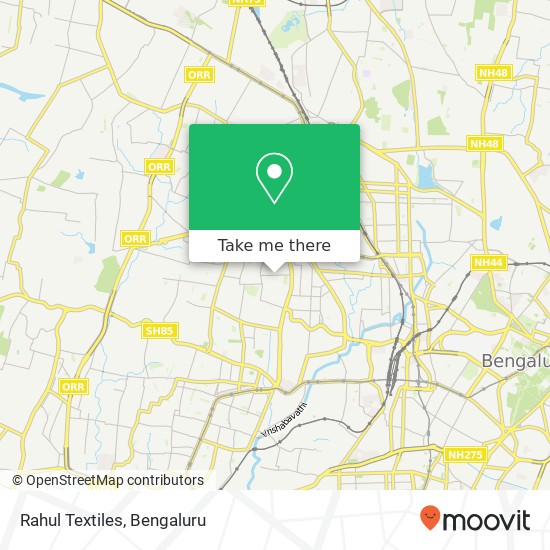 Rahul Textiles, 1st Main Road Bengaluru 560010 KA map